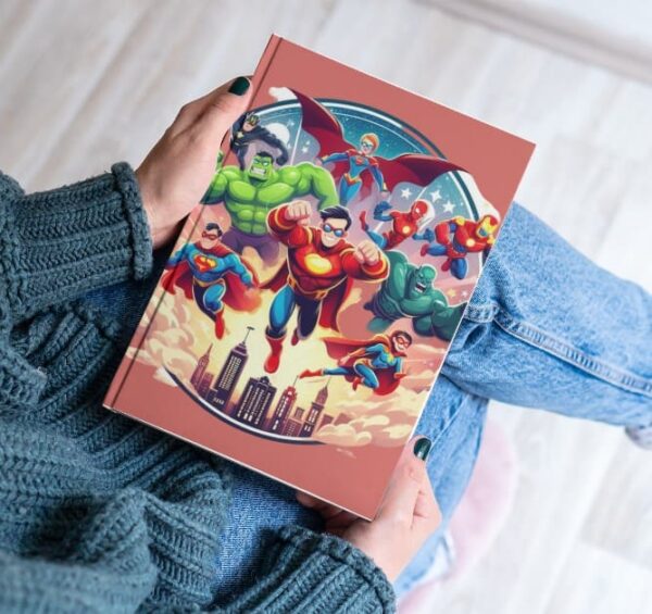 ebook busqueda del tesoro con SUPER HÉROES para niños